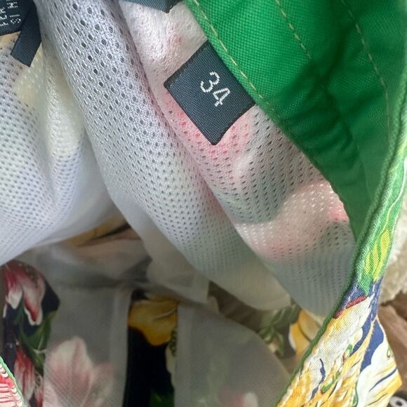 Polo Ralph Lauren Floral VTG Swim Trunks 34 - Picture 7 of 8